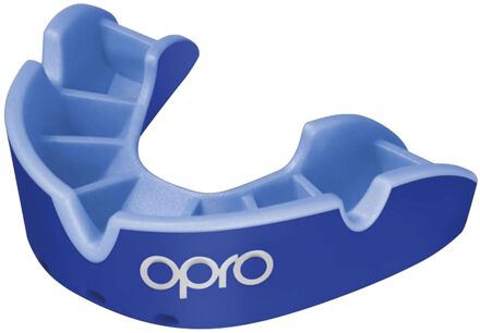 Opro Silver Superior Fit Mouthguard Navy - JR