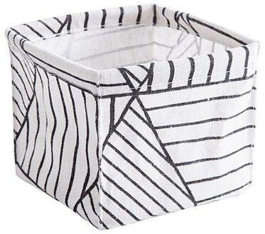 Opslag Bin Kast Speelgoed Box Container Organizer Stof Hand Doos Doek Mand Voor Cosmetica Juwelier Afstandsbediening Sok #008 styleA