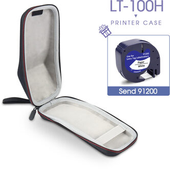 Opslag Case Voor Dymo Letratag LT-100H LT100H Label Machine Harde Tas 91201 Lt Label Tape LT100H Label Printer Beschermende Doos K
