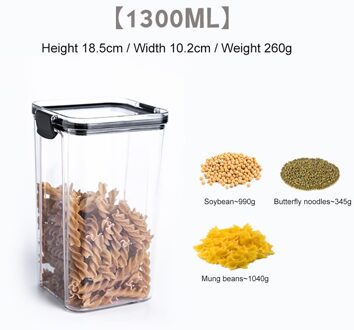 Opslag Container Tpr Plastic Keuken Voedsel Container Opbergdoos Luchtdicht Huisdier leger groen