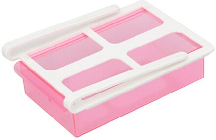 Opslag Houders Keuken Artikel Opslag Plank Koelkast Lade Planken Plaat Laag Opbergrek Keuken Organizer Product heet roze