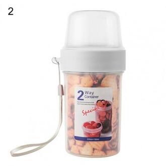 Opslag Jar Luchtdichte Dual Layer Pp Koelkast Opslag Houden Vers Voedsel Container Voor Thuis 2