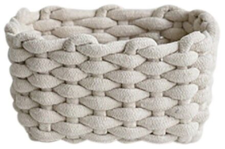 Opslag Mand Katoen Gehaakte Handgemaakte Mand Natuurlijke Stof Baby Speelgoed Kind Kleding Desktop Opvouwbare Organizer C