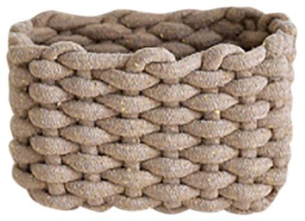 Opslag Mand Katoen Gehaakte Handgemaakte Mand Natuurlijke Stof Baby Speelgoed Kind Kleding Desktop Opvouwbare Organizer