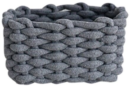 Opslag Mand Katoen Gehaakte Handgemaakte Mand Natuurlijke Stof Baby Speelgoed Kind Kleding Desktop Opvouwbare Organizer