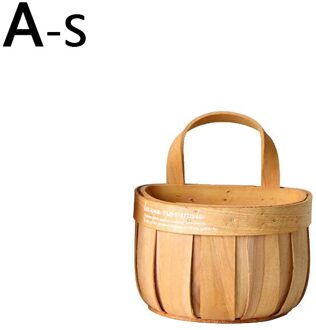 Opslag Mand Muur Opknoping Natuurlijke Rieten Bloemenmand Rotan Bloempot Huis Tuin Wanddecoratie Container Woondecoratie