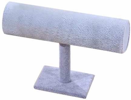 Opslag Planken Voor Sieraden Effen Kleur Velvet T-Bar Display Stand Houder Organizer Armband Sieraden Horloge Hoofdband Ornament