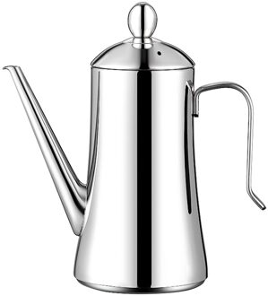 Opslag Pot Container Olijf Thuis Grote Capaciteit Schoon Roestvrij Staal Drupvrije Olie Dispenser Fles Koken Saus Azijn 1300ml