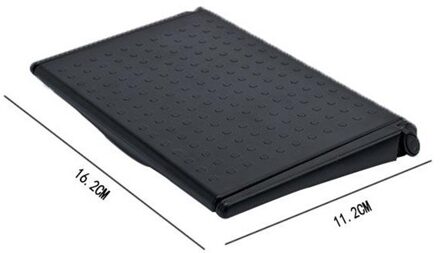 Opslag Rack Computer Monitor Riser Desktop Stand Abs Tv Rack Display Plank Opslag Bureau 16.2X11.2X1.5Cm opslag Houder Type1-zwart