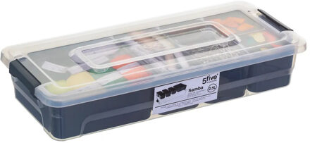 Opslag sorteerbox - 6 vakjes indeling - 35 x 15 x 7 cm