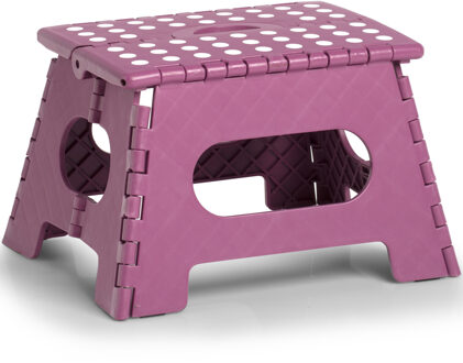 Opstapkrukje/Opstapje - opvouwbaar - roze - 35 x 22 cm