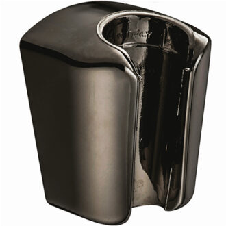 Opsteek Handdouchehouder Giro Zwart Chroom - Handdouchehouder Chroom Zwart