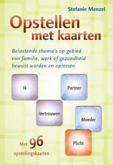 Opstellen met kaarten + Met 96 opstellingskaarten - Boek Stefanie Menzel (9460150403)