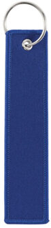 Opstijgen verwijder voor de vlucht sleutelhanger Blauw - One size