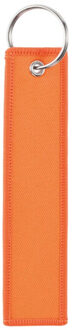 Opstijgen verwijder voor de vlucht sleutelhanger - maat One size Oranje