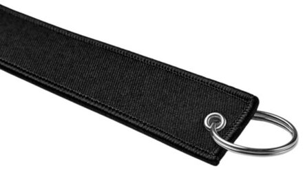 Opstijgen verwijder voor de vlucht sleutelhanger Zwart - One size