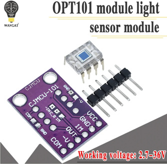 OPT101 Light Analog Light Intensity Sensor Module Single Chip Photoelectric Diode 14KHz CJMCU-101