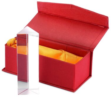 Optical Glass Triple Driehoekig Prisma Natuurkunde Onderwijs Lichtspectrum 10 Cm