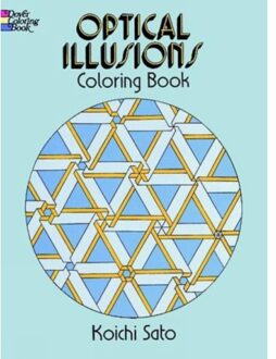 Optical Illusions Coloring Book