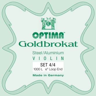 Optima 1000-44-L snarenset viool 4/4 snarenset viool 4/4, steel & aluminum, met loop end E-1