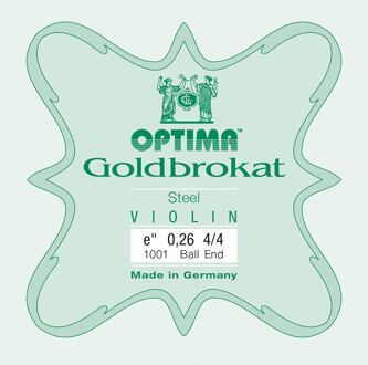 Optima 1001-MB vioolsnaar E-1 4/4 vioolsnaar E-1 4/4, steel, ball end