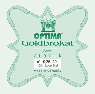Optima 1001-ML vioolsnaar E-1 4/4 vioolsnaar E-1 4/4, steel, loop end