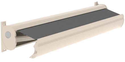 Optima Knikarmscherm Ts - Crème - Doek D131 - Handmatig - Uv-bestendig - 350x300cm