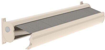 Optima Knikarmscherm Ts - Crème - Doek D293 - Elektrisch - Uv-bestendig - Met Afstandsbediening - 450x250cm