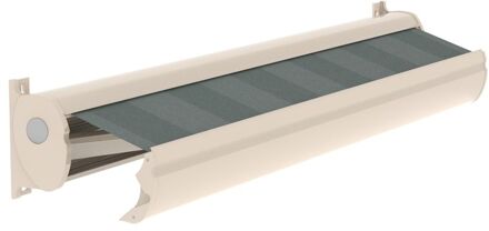Optima Knikarmscherm Ts - Crème - Doek D388 - Elektrisch - Uv-bestendig - 500x250cm