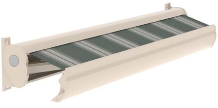 Optima Knikarmscherm Ts - Crème - Doek D408 - Handmatig - Uv-bestendig - 500x300cm