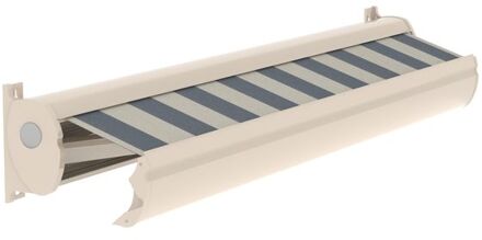 Optima Knikarmscherm Ts - Crème - Doek D519 - Elektrisch - Uv-bestendig - 500x250cm