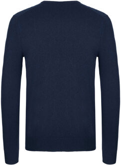 Optimum kasjmier trui navy - maat M