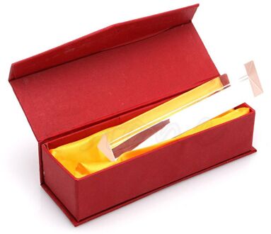 Optische 6  "15Cm Glass Triple Driehoekig Prisma Natuurkunde Onderwijs Lichtspectrum 875F