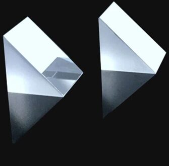 Optische Driehoekige Prisma Haakse Gelijkbenige Prisma Lens Optische Glas Materiaal Testen Instrument Totale Reflectie Prisma