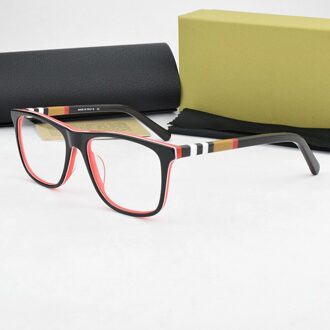 Optische Glazen Frame Vrouwen Computer Bijziendheid Brillen Frames Mode Vierkante Bril Frames Voor Vrouwen BE2209 Nerd C3