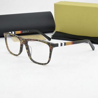 Optische Glazen Frame Vrouwen Computer Bijziendheid Brillen Frames Mode Vierkante Bril Frames Voor Vrouwen BE2209 Nerd C6