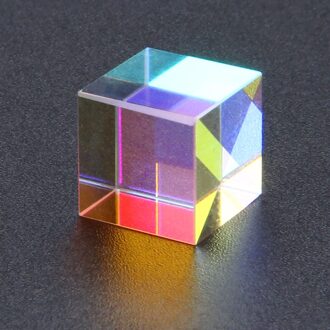Optische Glazen Kubus Defecte Cross Dichroic Prism Spiegel Combiner Splitter Decor 10X10Mm 18X18Mm 5X5Mm Transparant Module Speelgoed