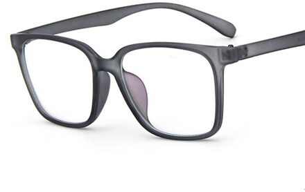 Optische Glazen Mannen Computer Bril Gaming Bril Transparante Brillen Frame Vrouwen Anti Brillen Specs Grijs