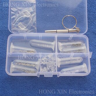 Optische Glazen Reparatie Kit Lenzenvloeistof Reparatie Schroeven Gereedschapskist Lenzenvloeistof Zonnebril Moer Neusriemhoes Assortiment Set