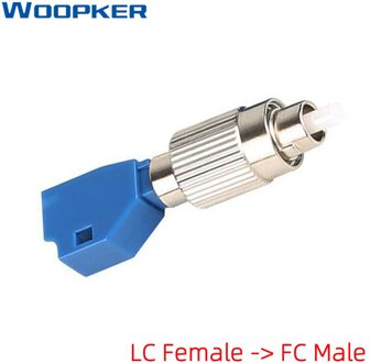 Optische Power Meter Adapter 2.5Mm Naar 1.25Mm Lc Vrouw Naar Fc Mannelijke Hybride Adapter LC-FC Single Mode Fiber optic Adapter