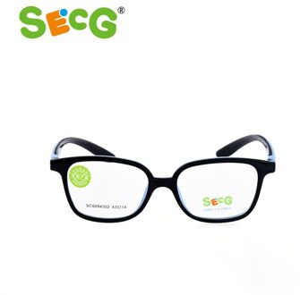 Optische Recept Kinderen Brilmonturen Plastic Titanium Brilmonturen Kinderen Kids Eyewear SC0094302 zwart en blauw