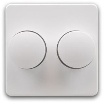 Opus Afdekfrontje voor de dubbele inbouwdimmer