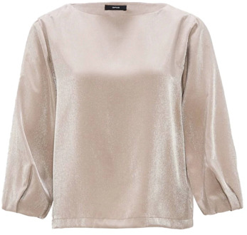 Opus Blouse Flixi Bruin dames Taupe - 34,40,38,36