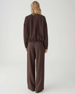 Opus Blouse lange mouw 1051659114106 - maat 40 Bruin