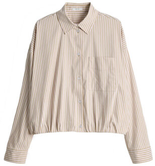 Opus Blouse lange mouw 10517013867106 Beige - 38