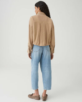 Opus Blouse lange mouw 10517312891413 - maat 40 Bruin