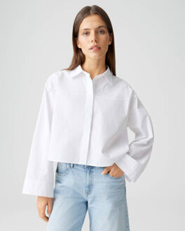 Opus Blouse lange mouw 10538312650424 Wit - 40