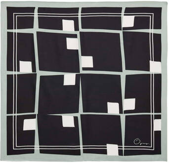 Opus Elegante Shawl met Ablair Scarf Opus , Black , Dames - ONE Size