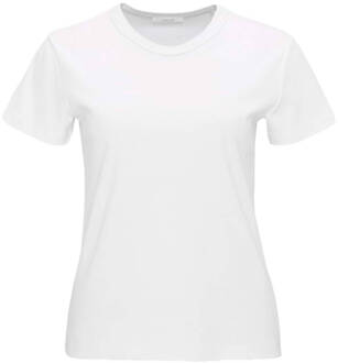 Opus Samun T-shirt met ronde hals Wit - 40
