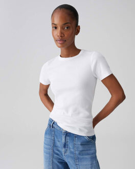 Opus T-shirt 10538110409106 Wit - 38